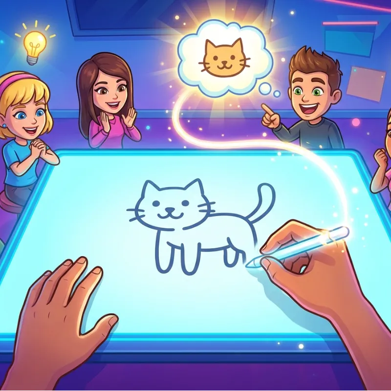 Draw and Guess Online