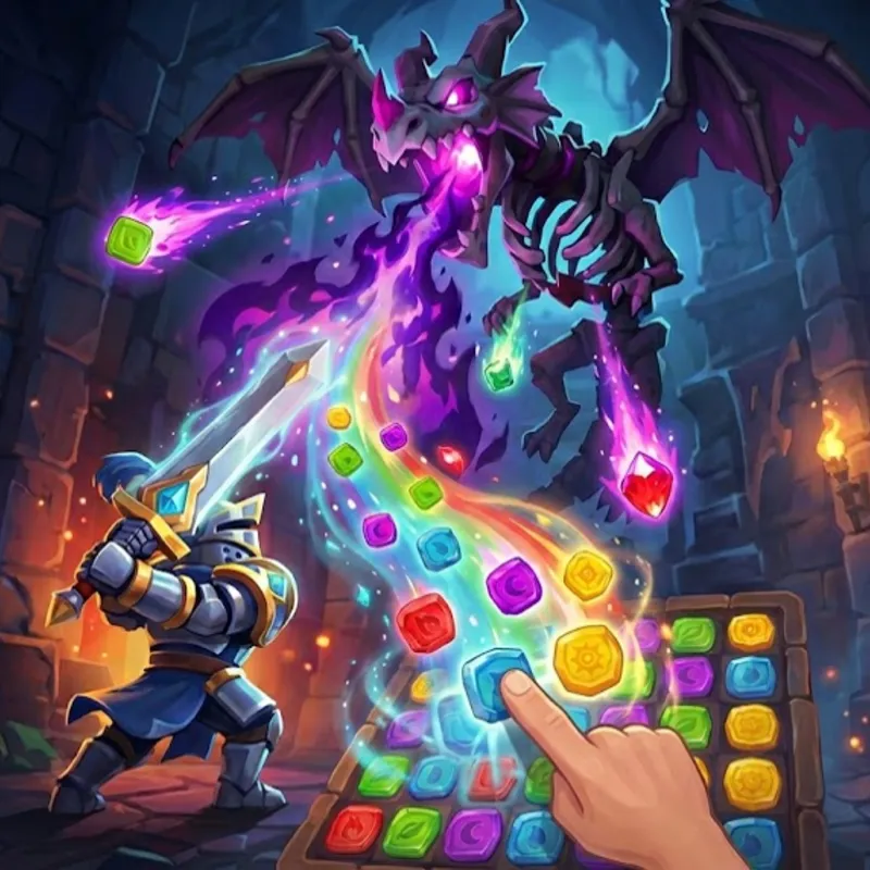 Heroes of the Dungeons: Match-3 RPG