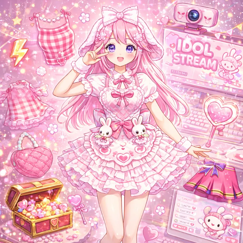 Idol Livestream: Doll Dress Up